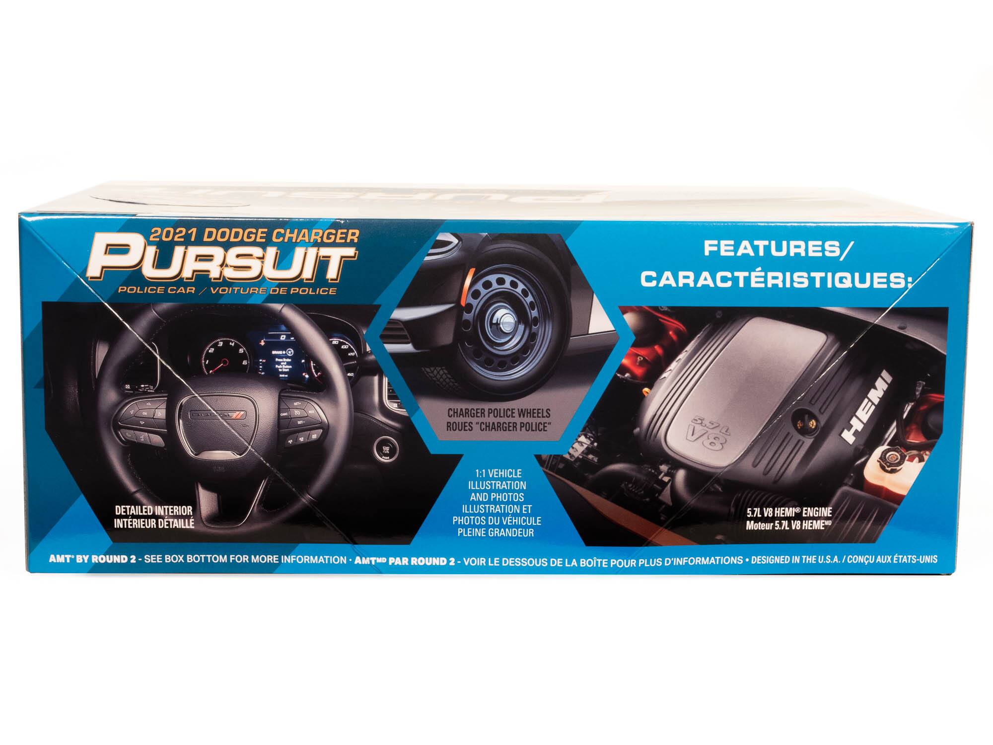 AMT® 2021 Dodge Charger Police Pursuit 1:25 Scale Model Kit